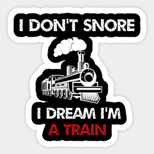 Railroad and train lovers Sticker